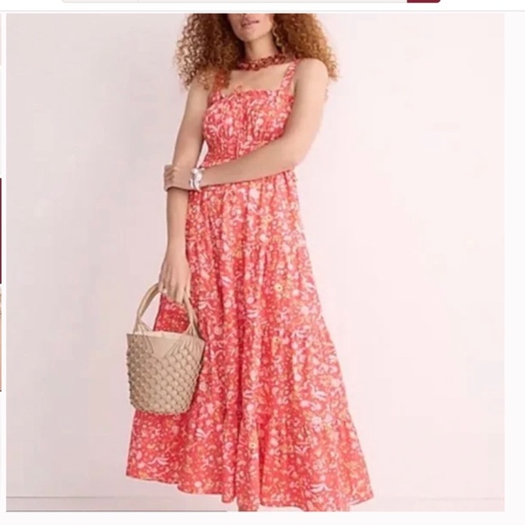 J. Crew Dresses & Skirts - EUC J. Crew ruffle trim dress in sunny bloom, size petite small
